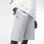 Lacoste shorts estampados refletivos homens chine cinza cca 88BL1355 - Image 2