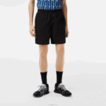 Lacoste shorts impermeáveis homens preto 031 88BL465 - Image 2