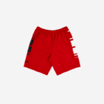 Lacoste shorts listrados esportivos homens vermelho branco preto cmy 88BL1633 - Image 2
