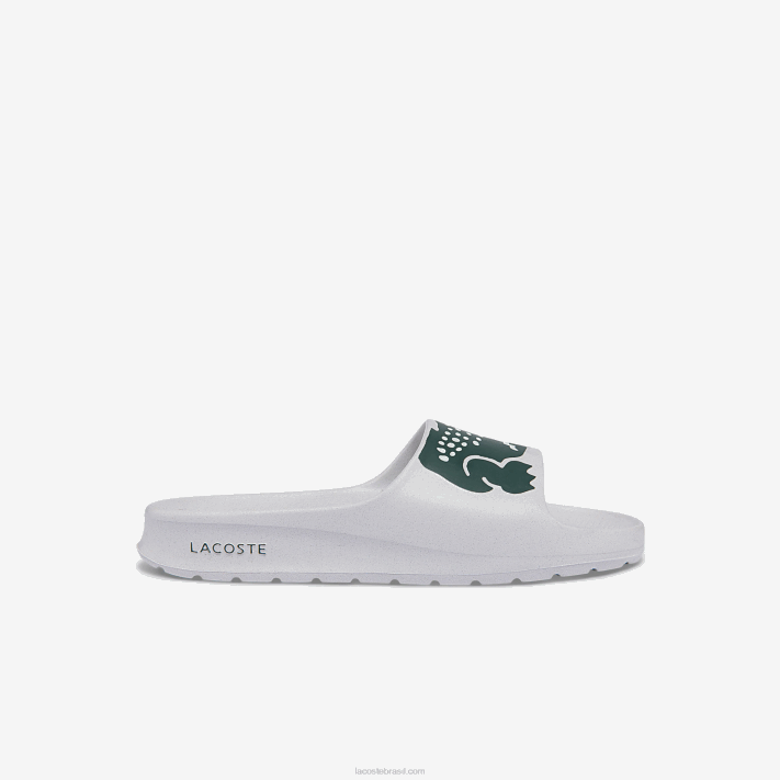 lacoste_slides_de_impressao_sintetica_croco_2_0_mulheres_branco_e_verde_escuro_1r5_88bl2697.png Lacoste slides de impressão sintética croco 2.0 mulheres branco e verde escuro 1r5 88BL2697 - Image 1