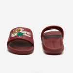 Lacoste slides sintéticos croco homens amarelo bordô amr 88BL1774 - Image 5