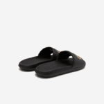 Lacoste slides sintéticos croco homens preto 02h 88BL1761 - Image 3