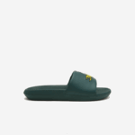 Lacoste slides sintéticos croco homens verde 1m8 88BL1762