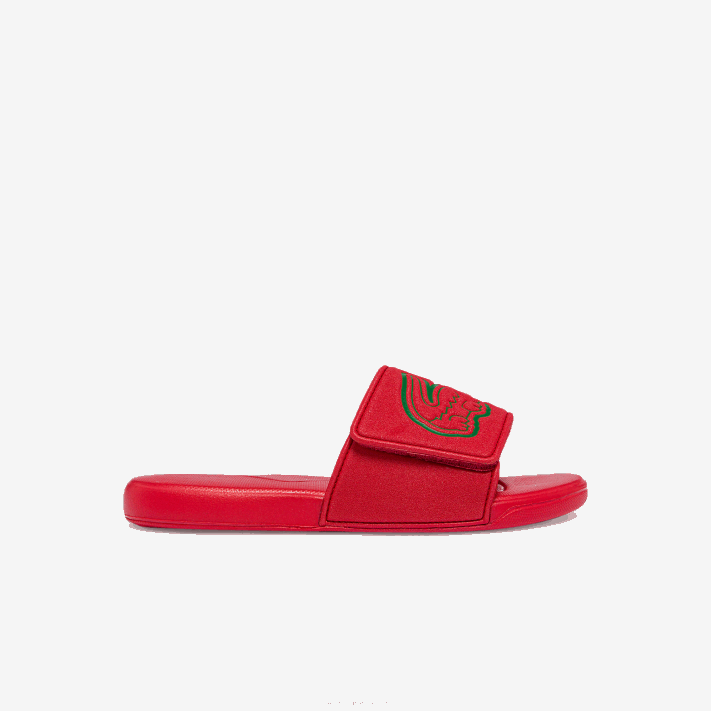 lacoste_slides_sinteticos_de_alca_l_30_juniores_vermelho_verde_t2q_88bl3327.png Lacoste slides sintéticos de alça l.30 juniores vermelho verde t2q 88BL3327 - Image 1