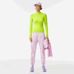 Lacoste suéter com zíper mulheres amarelo 90v 88BL2645 - Image 2