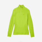 Lacoste suéter com zíper mulheres amarelo 90v 88BL2645 - Image 4