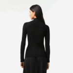 Lacoste suéter com zíper mulheres preto 031 88BL2646 - Image 3