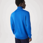 Lacoste suéter de lã merino gola alta homens azul k1q 88BL1594 - Image 3