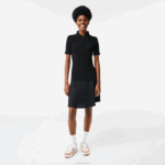 Lacoste suéter de malha com zíper mulheres preto 031 88BL2638 - Image 2