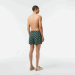 Lacoste sunga bicolor com estampa de monograma homens verde branco ano 88BL530 - Image 3