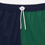 Lacoste sunga de poliéster reciclado colorblock homens azul marinho verde branco ast 88BL520 - Image 7
