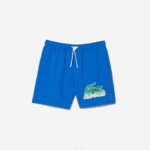 Lacoste sunga de secagem rápida com bolsa de viagem homens azul kxb 88BL518 - Image 4