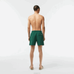 Lacoste sunga de secagem rápida com bolsa de viagem homens verde 132 88BL519 - Image 3