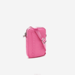Lacoste suporte de smartphone de marca de contraste mulheres rosa selvagem corrida m00 88BL1977 - Image 3