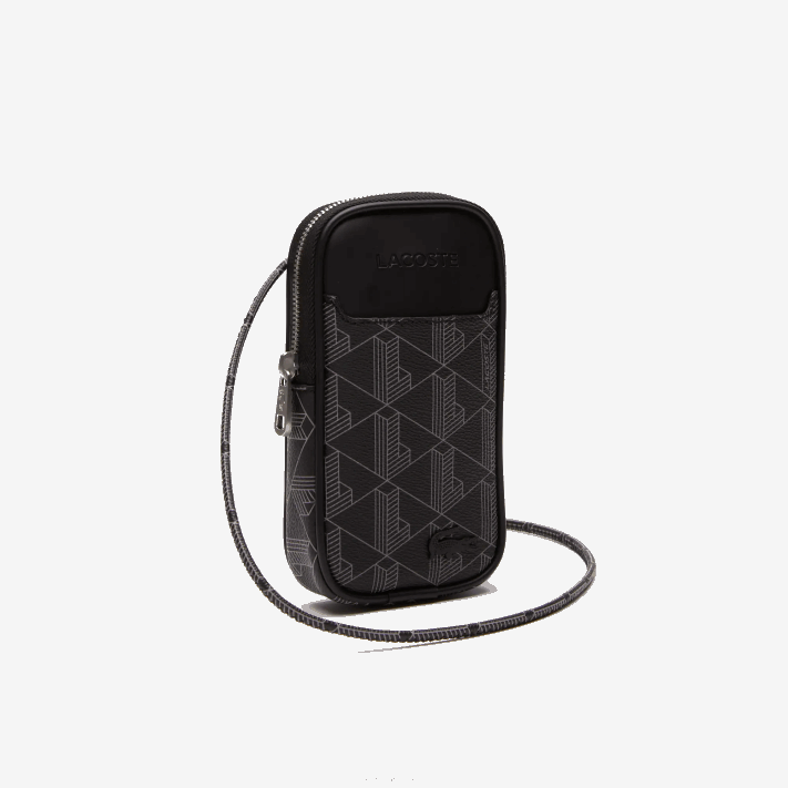 Lacoste suporte para smartphone com estampa de monograma the blend homens monograma noir gris h45 88BL1985 - Image 4