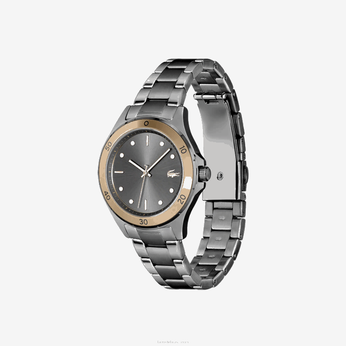 Lacoste swing relógio de aço de 3 mãos mulheres preto 000 88BL2915 - Image 3