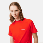 Lacoste t-shirt em piquê de algodão orgânico slim fit homens vermelho s5h 88BL121 - Image 2