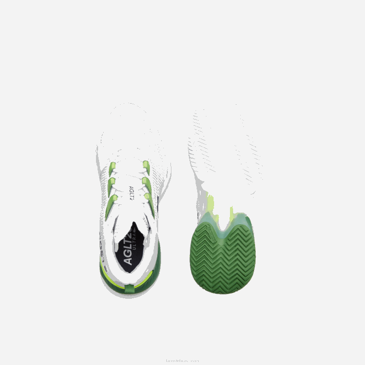 Lacoste Tênis Ag-LT23 Ultra Têxtil mulheres branco/verde 082 88BL2689 - Image 4