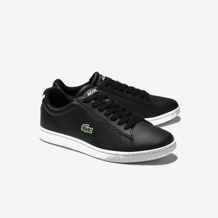 Lacoste tênis carnaby evo de couro com forro em mesh mulheres preto 024 88BL2717 - Image 2