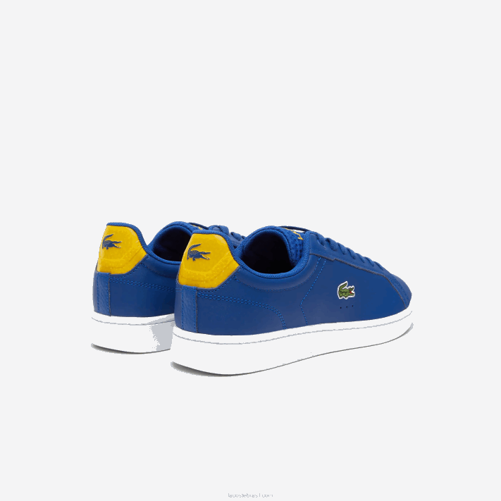 Lacoste tênis carnaby pro couro salto pop homens azul escuro e branco 121 88BL1744 - Image 3