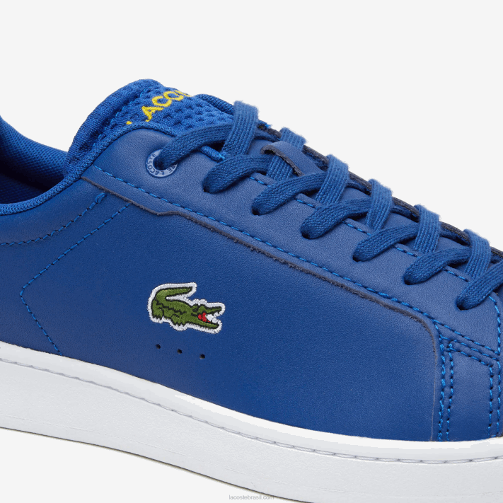 Lacoste tênis carnaby pro couro salto pop homens azul escuro e branco 121 88BL1744 - Image 6