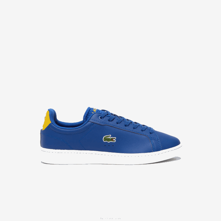 Lacoste tênis carnaby pro couro salto pop homens azul escuro e branco 121 88BL1744 - Image 1