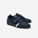 Lacoste tênis com tira misano couro e sintético homens marinha nb0 88BL1879 - Image 2