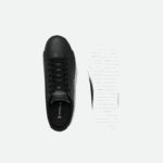 Lacoste tênis de couro carnaby bl homens preto e branco 312 88BL1816 - Image 4
