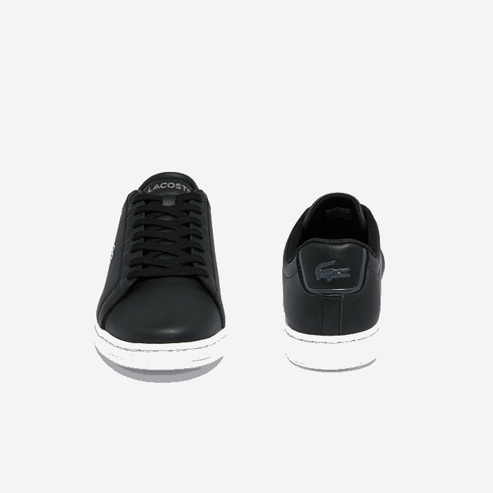 Lacoste tênis de couro carnaby bl homens preto e branco 312 88BL1816 - Image 5