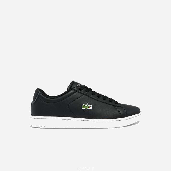 Lacoste tênis de couro carnaby bl homens preto e branco 312 88BL1816 - Image 1