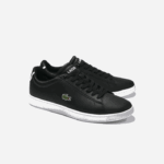 Lacoste tênis de couro carnaby evo homens preto 024 88BL1875 - Image 2