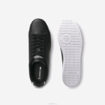 Lacoste tênis de couro carnaby evo homens preto 024 88BL1875 - Image 3