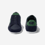 Lacoste tênis de couro chaymon homens marinho e verde 2s3 88BL1735 - Image 4