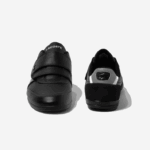 Lacoste tênis de couro com tira misano homens preto e cinza claro 2a2 88BL1726 - Image 5