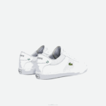 Lacoste tênis de couro do tribunal homens branco 21g 88BL1913 - Image 3