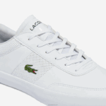 Lacoste tênis de couro do tribunal homens branco 21g 88BL1913 - Image 6