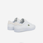 Lacoste tênis de couro polido powercourt homens branco 21g 88BL1845 - Image 3
