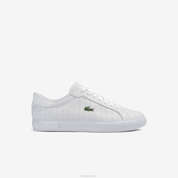 lacoste_tenis_de_couro_powercourt_homens_branco_21g_88bl1703.png Lacoste tênis de couro powercourt homens branco 21g 88BL1703 - Image 1