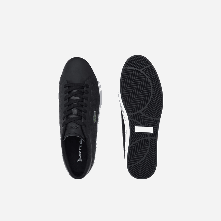 Lacoste tênis de couro powercourt homens preto e branco 312 88BL1702 - Image 4