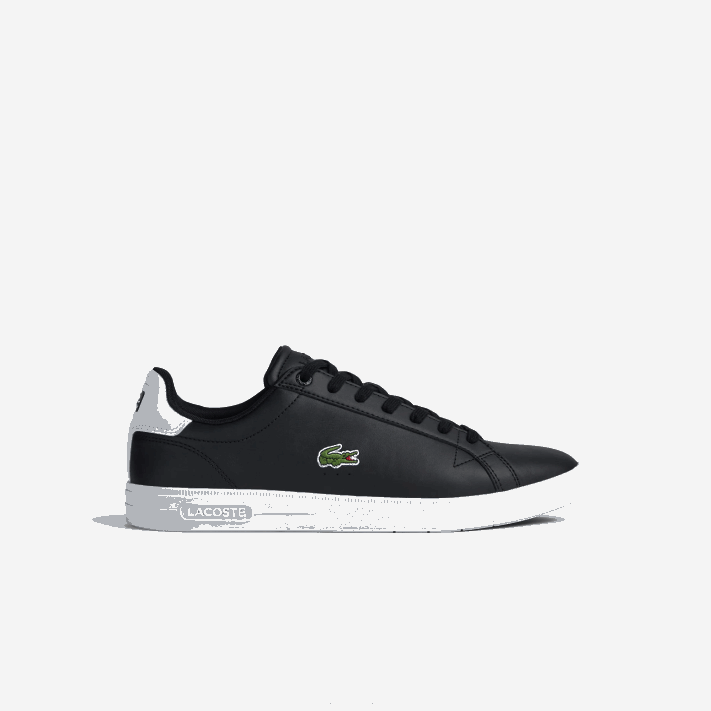 Lacoste tênis de couro profissional graduado homens preto e branco 312 88BL1909 - Image 1