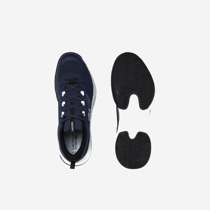 Lacoste tênis de tecido ag-lt21 homens marinho e branco 092 88BL1904 - Image 4