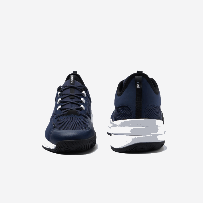 Lacoste tênis de tecido ag-lt21 homens marinho e branco 092 88BL1904 - Image 5
