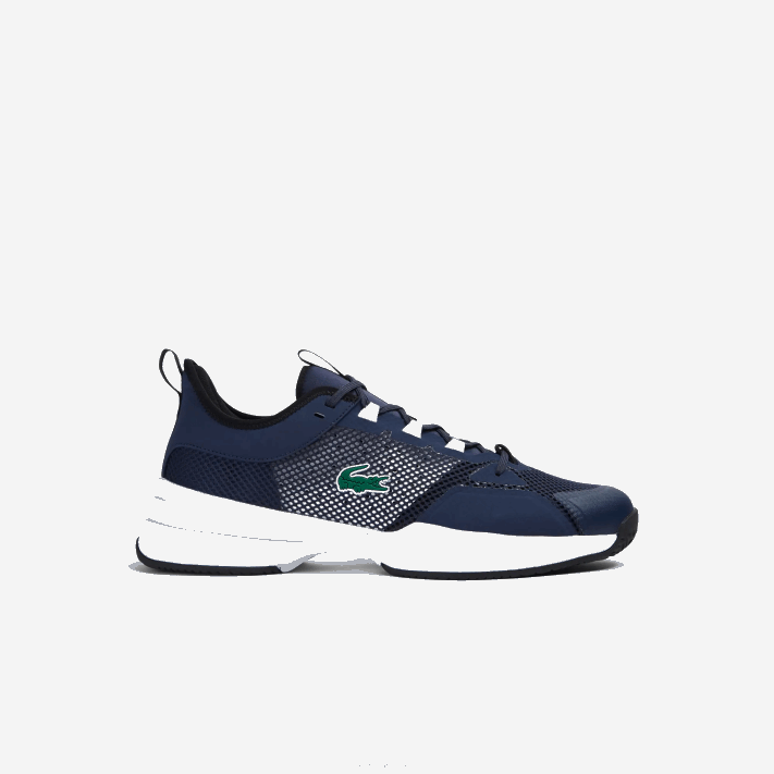 Lacoste tênis de tecido ag-lt21 homens marinho e branco 092 88BL1904 - Image 1