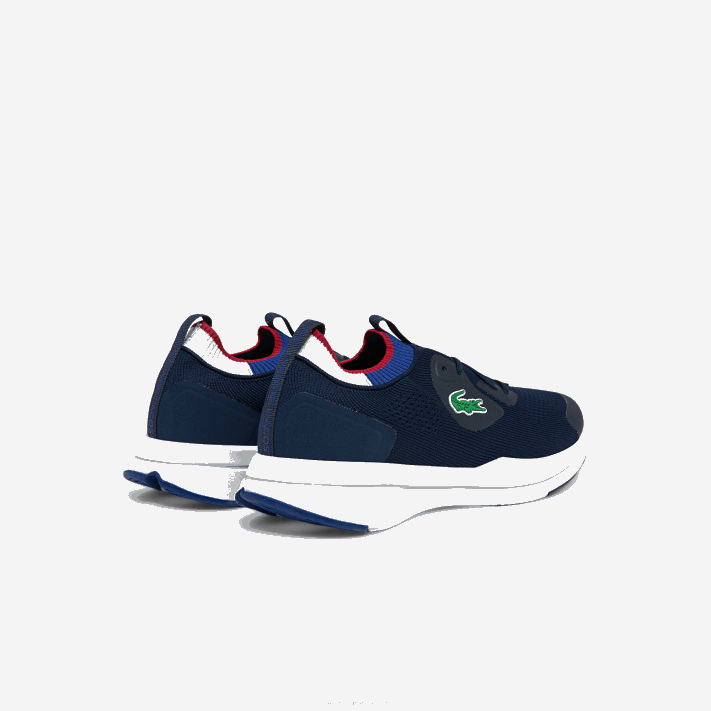 Lacoste tênis de tecido de malha run spin homens marinho e branco 092 88BL1862 - Image 2
