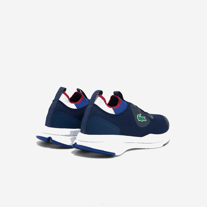 Lacoste tênis de tecido de malha run spin mulheres marinho e branco 092 88BL2742 - Image 2