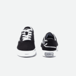 Lacoste tênis de tecido de renda jump serve crianças preto e branco 312 88BL3305 - Image 5