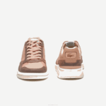 Lacoste Tênis game advance luxo em couro homens marrom branco 2c3 88BL1902 - Image 5