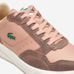 Lacoste Tênis game advance luxo em couro homens marrom branco 2c3 88BL1902 - Image 6