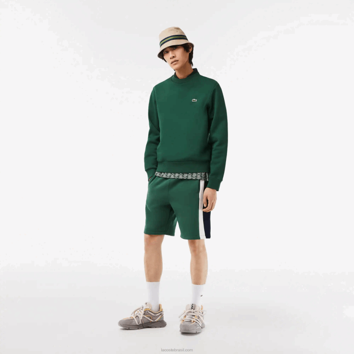 Lacoste tênis l003 active para passarela têxtil homens cinza branco 1e7 88BL1732 - Image 7