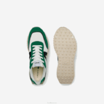 Lacoste tênis l-spin deluxe com detalhes em tecido homens branco/verde 082 88BL1870 - Image 4